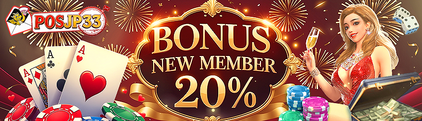 BONUS NEW MEMBER 20%