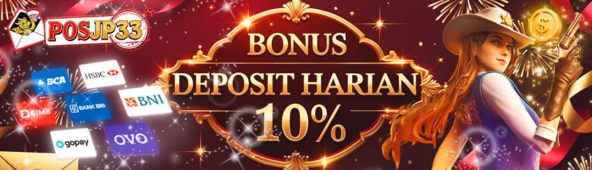 BONUS DEPOSIT HARIAN 10%